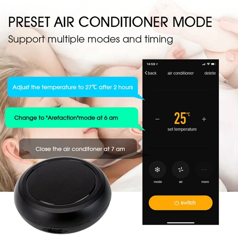 Tuya IR Smart Remote Control Universal App Voice Control For Air Conditioner Television Support Infrared And Wifi Device