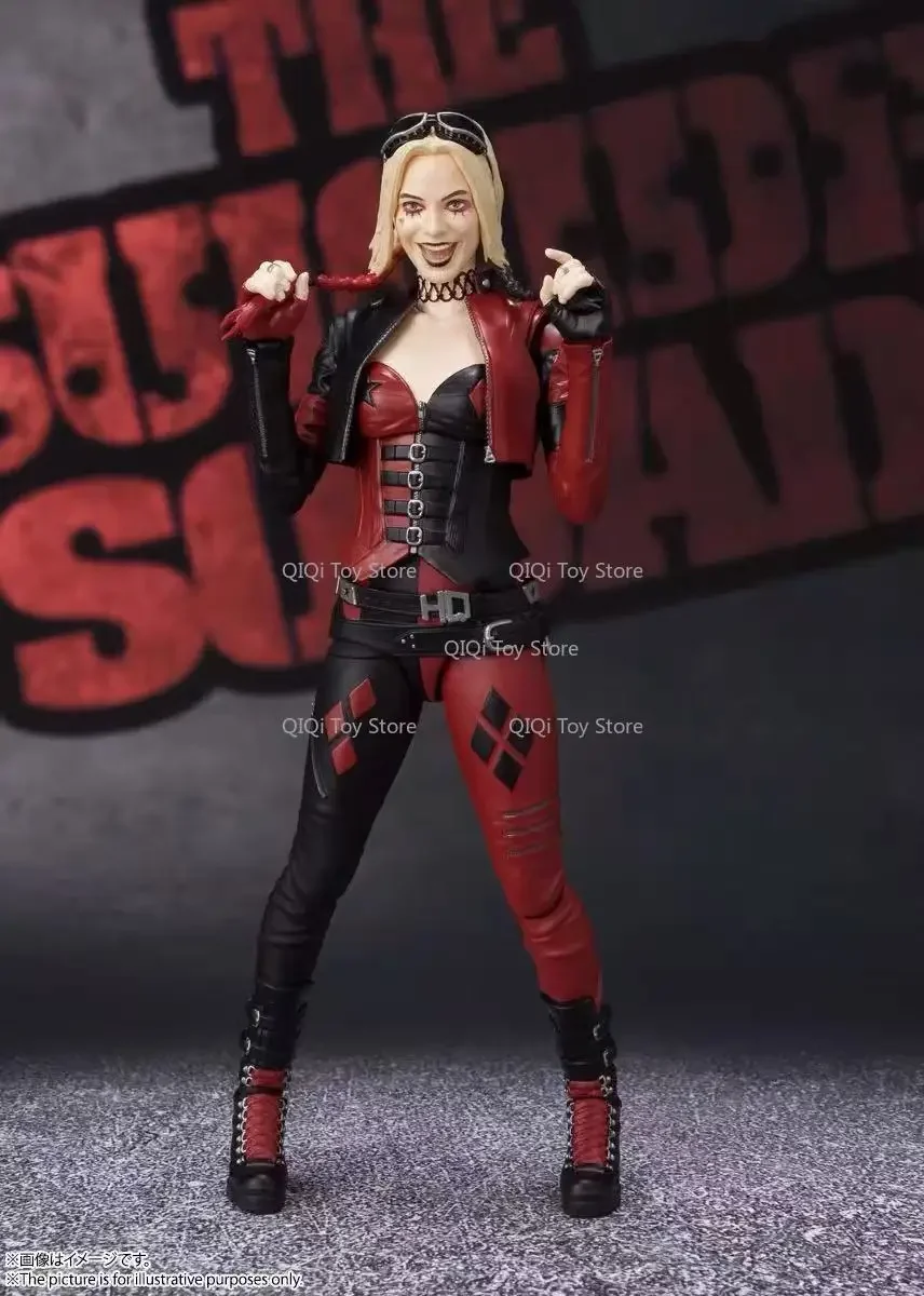 Bandai SHF Soul Store Movie X Task Force Clown Girl Harley Quinn Movable Finished Handicraft