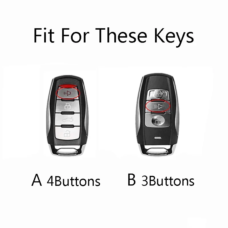 Zinc Alloy Key Case For Haval F7x H6 2023 Accessories Car Key Cover For Haval Jolion Joico Jollein F7 H6 Jolyon F7H Dargo