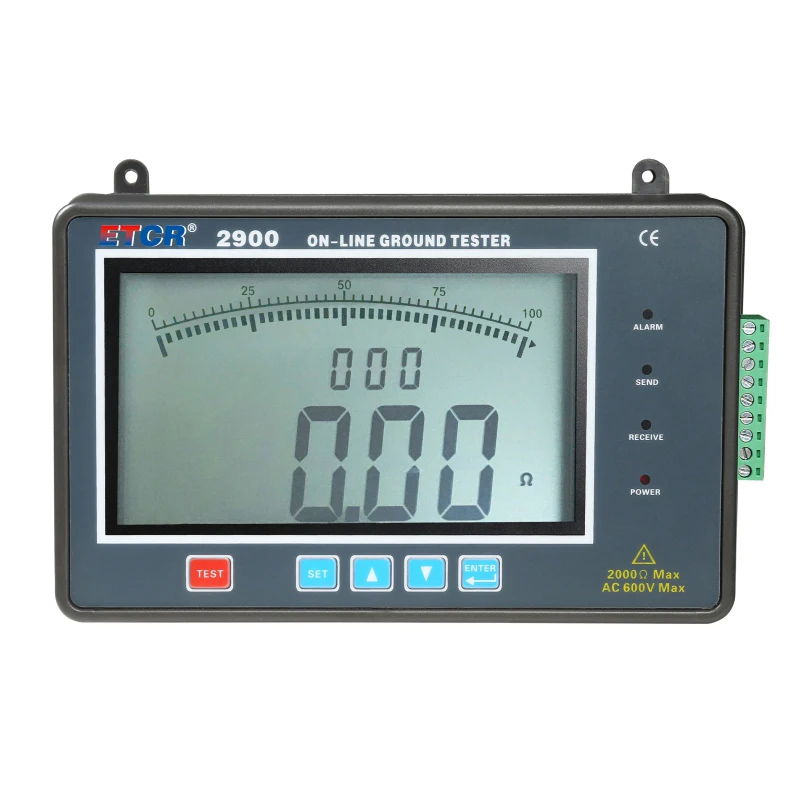 2900 Large Screen Remote Multi-Point Online Inspection Earth Resistance On-line Detector