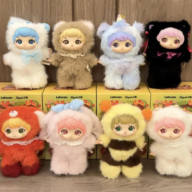 Ziyuli Animal Party Series Blind Box Toys Anime Action Figure Mystery Box Ornament Figurines Home Decor Desktop Dolls Model Gift