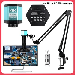 1080P FULL HD Digital Microscope TYPE-C HDMI Mircoscope USB VGA C-Mount Industry Microscope Camera 150X Zooms For Magnification