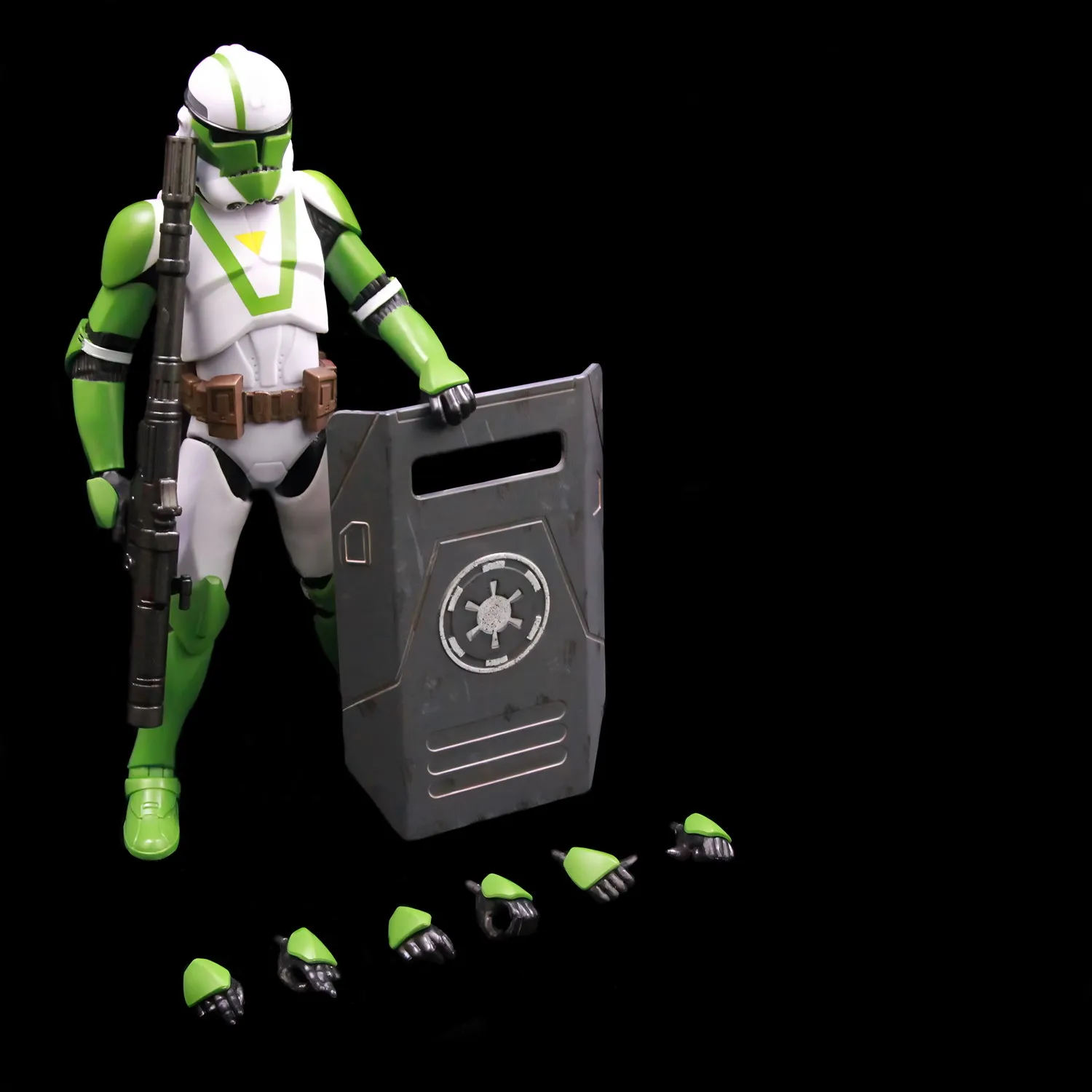 New Body(JOV3.0) - Star Wars 104th Trooper Wolf Pack Boost Sinker Comet Kamino ARC Trooper Grey Team 6" Action Figure Clone Toys image 3