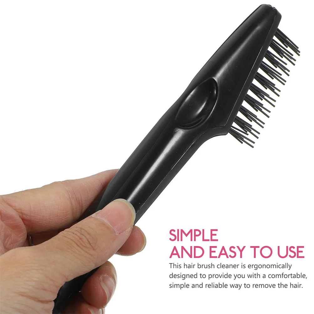 2Pcs Plastic Comb Cleaning Tool Effective Hair Brush Cleaner Salon Household Hair Removal Device Plastic Comb Cleaning Tool