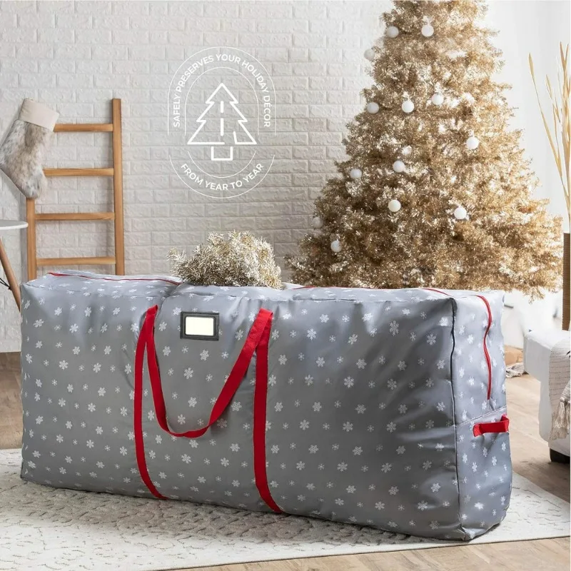 

Christmas Tree Storage Bag Xmas Decoration Wreath Oxford FoldableCloth Bag For Storing Christmas Utenciles Garland Home Storage