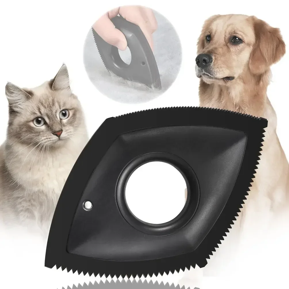 4 Modes Pet Hair Remover Comb Brush Cat Dog Hair Detailer Cleaning Tool Carpet Sofa Cloth Car Seat Rubber Reusable Pet Combs