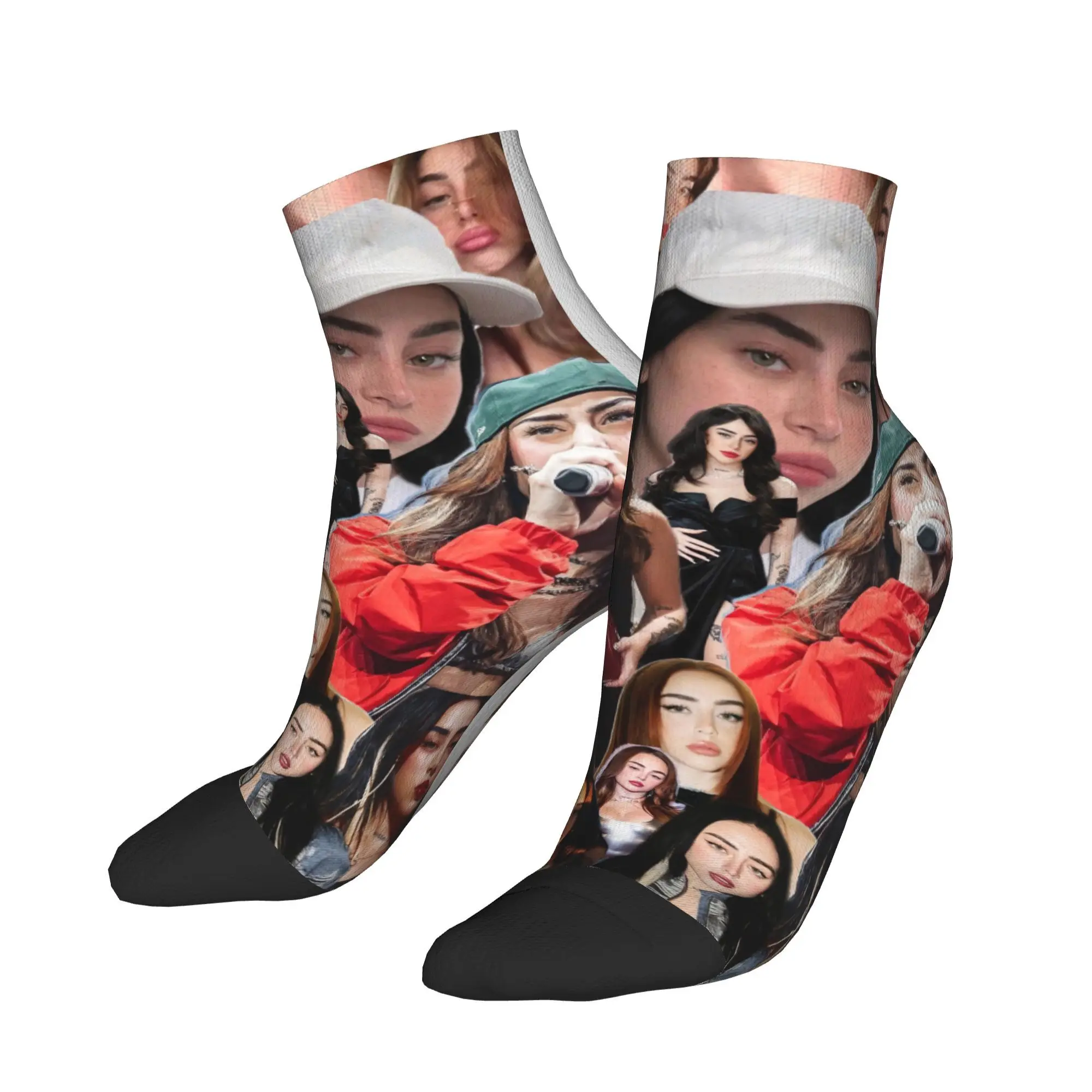 

Women Men Casual Socks Nicki Nicole Photo Collection Anti Slip Breathable Sock Summer Leisure Design Cycling Socks