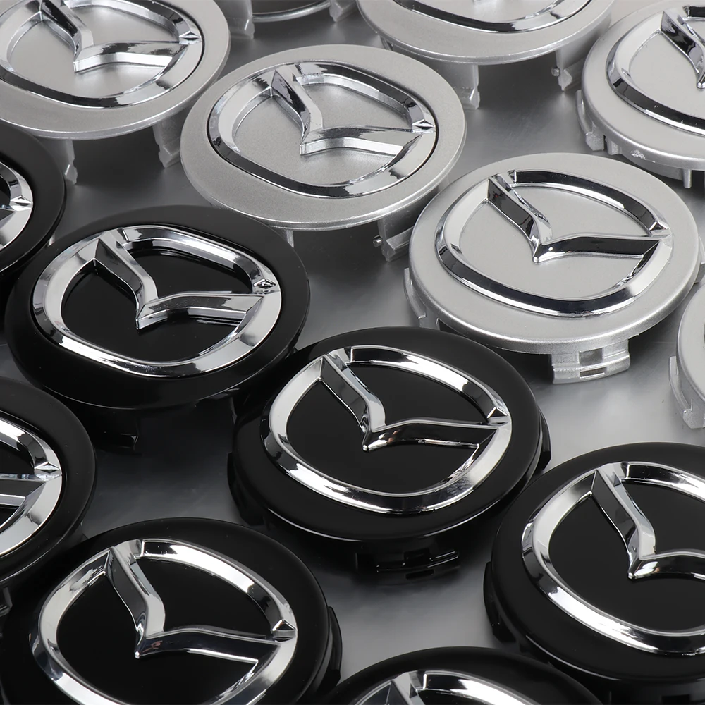 

4PCS 56mm Car Styling Wheel Center Cap Hub Replaccement Covers For Mazda Demio 2 3 5 6 MS 626 CX3 CX5 MX3 Axela Atenza Skyactiv