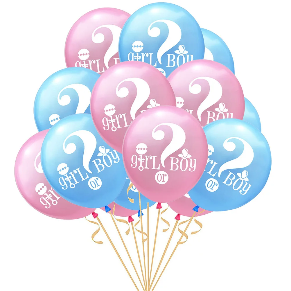 

15 Pcs Decoration Gender Reveal Balloon Party Dots Balloons Creative Latex