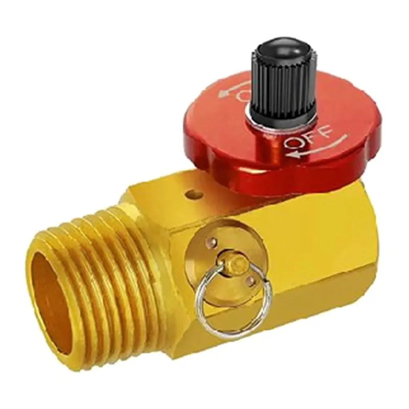 A19F-X 1/4 Inch NPT Hose X 1/8 Inch NPT Gauge Air Tank Manifold With Fill Port, Safety Valve And 1/2 Inch NPT Tank