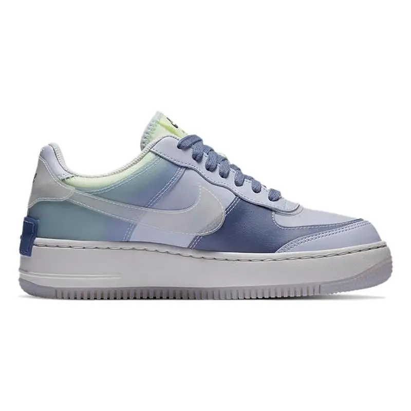 Nike Air Force 1 Low Shadow Ghost World Indigo Women's Sneakers shoes CK6561-001 With Original Box