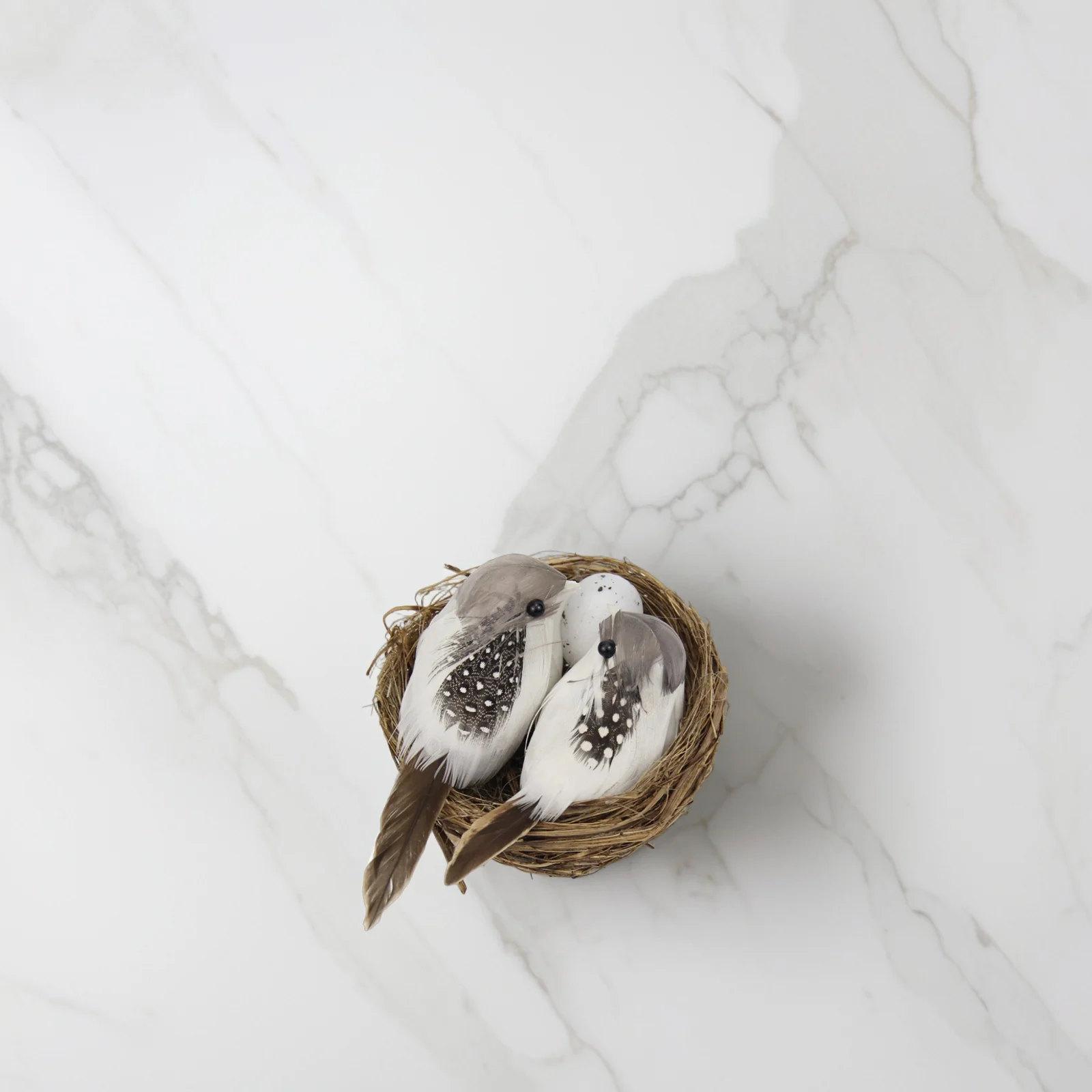 

Simulated Birds Nest Adornment Set Artificial Nests Decorative Plastic Easter Decoration Festive Garden nament Vivid