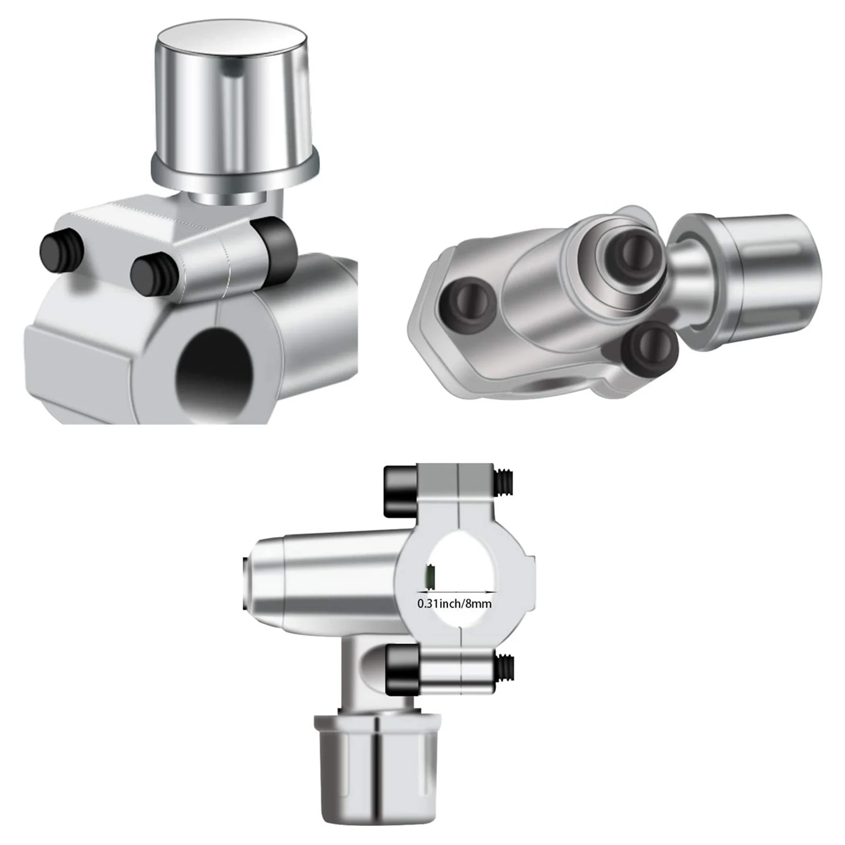 AC88-12Pcs BPV-31 Piercing Valve Line Tap Valve Kits Adjustable For Air Conditioners HVAC 1/4 Inch,5/16 Inch,3/8 Inch Tubing