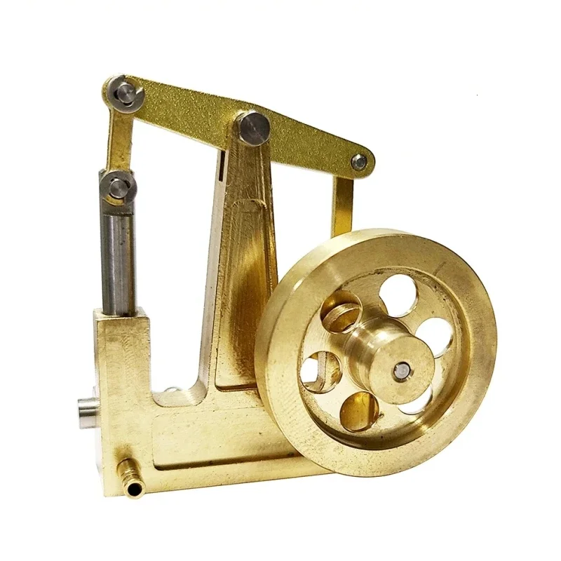 Mini Gold Steam Engine Brass Steam Engine DIY Model Toy for Men M81