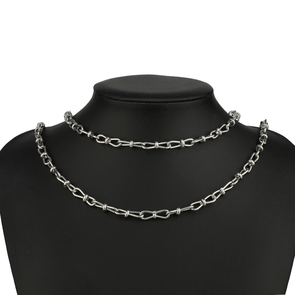 1 Meter Edelstahl Große Schwere Massive Ketten für DIY Hip-Hop Herren Punk Halsketten Zubehör Schmuck Ohrringe Herstellung – Detail 14