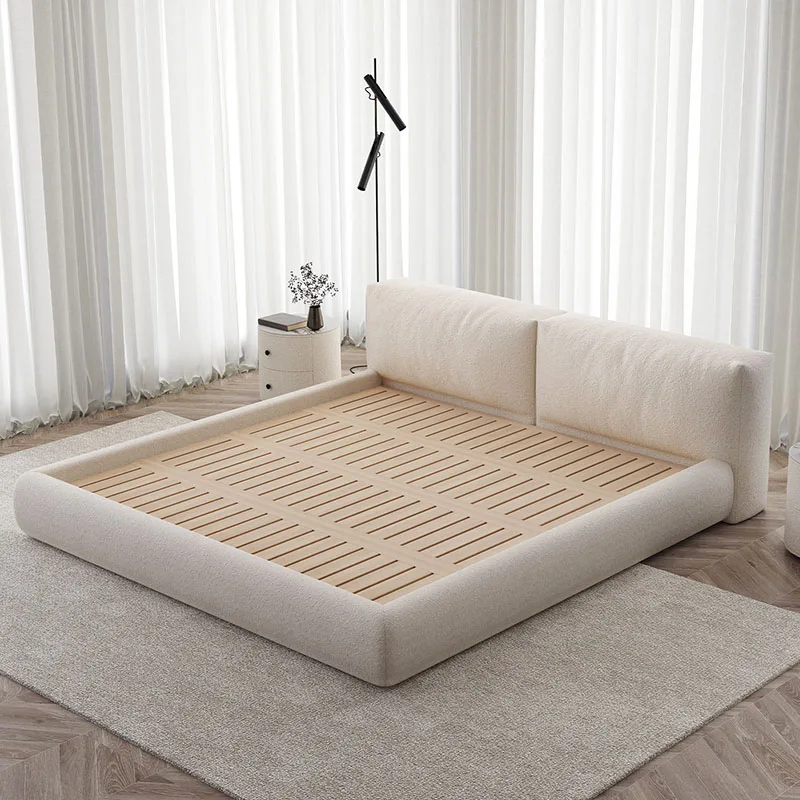 

Floor Bedroom Bed Sleeping Simple Modern Design Space Saving Frame Queen Massage Bed Double Platform Muebles Salon Furniture
