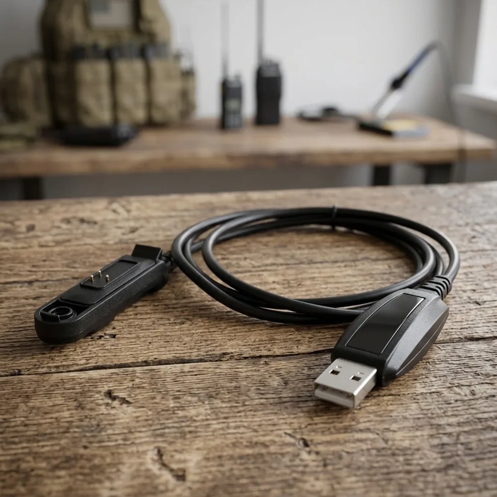 Compatible USB Cable 1 M for Radio Programming Cable Robust Construction for versatile Compatibility Radio Programming