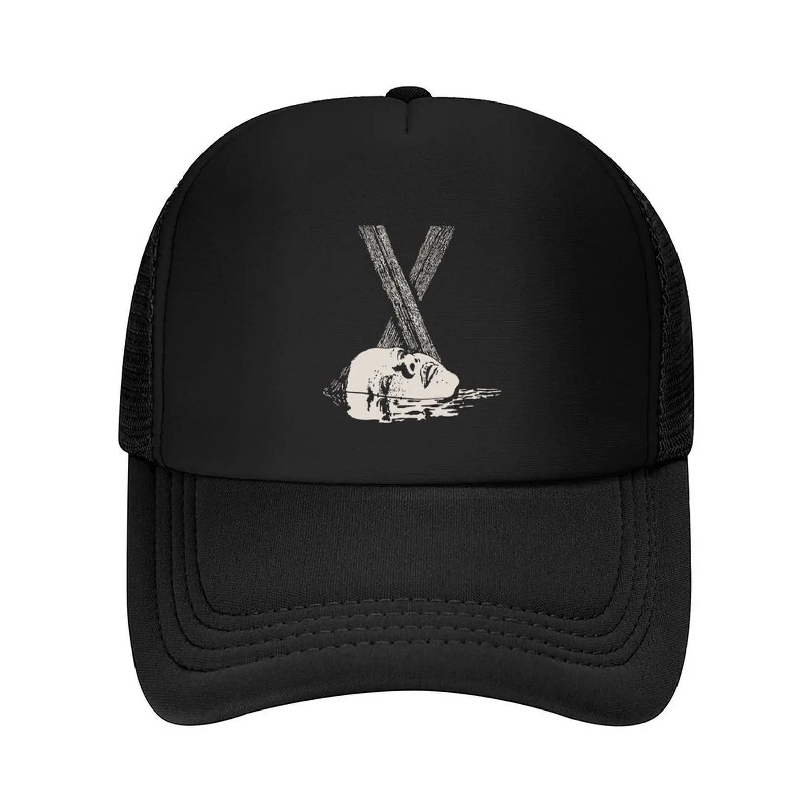 

X horror movie lake reflection white Baseball Cap fashionable winter hats for men cute Luxury Hat Women's Men's