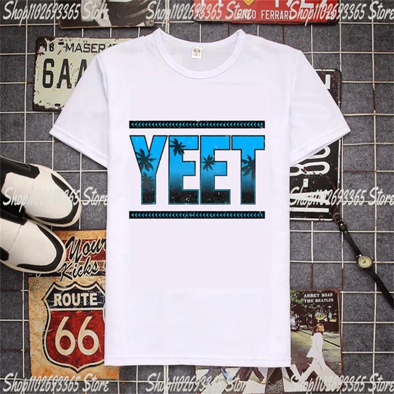 fashion men's Yeet T Shirt Funny Quotes Wresting Lovers Graphic T-shirt Quick Drying Short sleeve Unisex O-neck Tee men's Tops