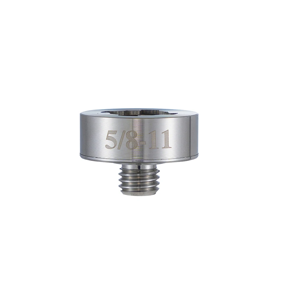 Stainless Steel Adapter for Angle Grinder For Core Drill Bits Fits 58 11 and 14 Thread Sizes Quick Installation