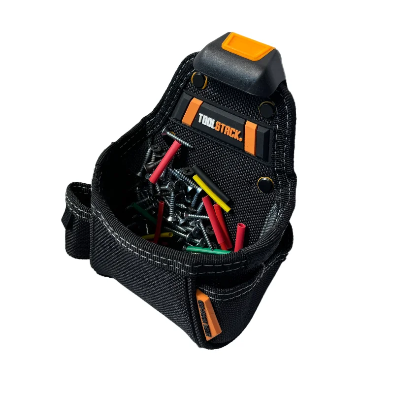 TOOLSTACK Mini Toolkit Quick-Hang Work Tools Bag Carpenter Pocket Tool Pouch Nails & Screwdriver Waist Pouch Utility Storage Bag