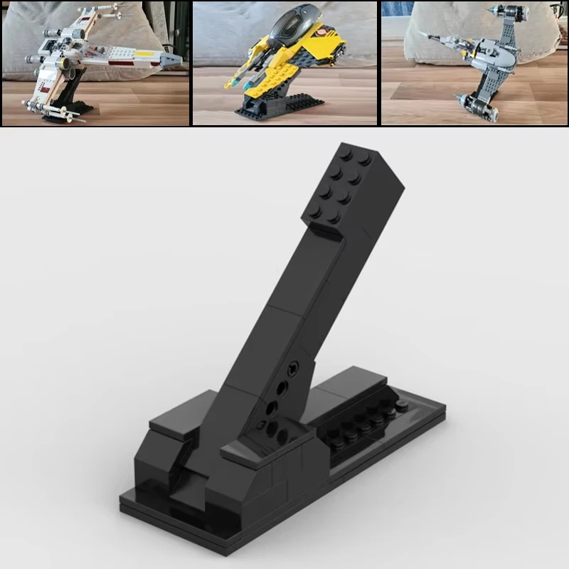 

New 53PCS MOC Universal Display Stand (Only Bracket) for 75325 75301 76107 7256 76901 76897 Creative Ideas Child Toy Gift Blocks