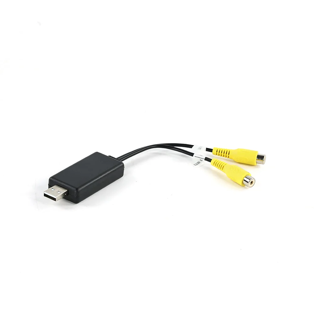 USB to CVBS RCA 비디오 출력 어댑터 박스 HDMI 인터페이스 안드로이드 라디오 차량용 액세서리 모니터 디스플레이 연결
