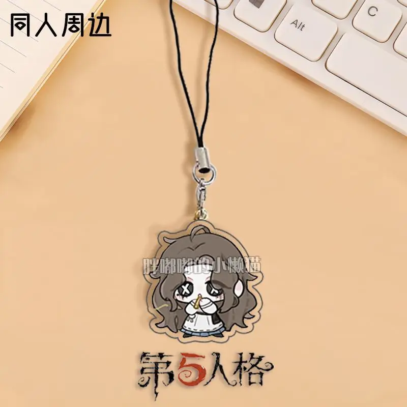 Identity V Ada Mesmer Emil Phone Rope Chain Cosplay Backpack Ornament Pendant Birthday Gifts Boys Girls
