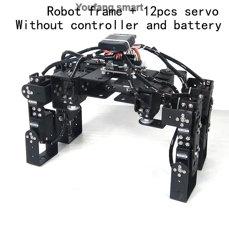 12 dof Vierbeiner Roboter Hund mit Servos Klaue Bionic Tier mechanische Crawler für Bildung Roboter DIY Kit PS2 programmier baren Roboter