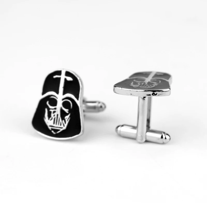 Star Wars Darth Vader Cufflinks For Mens French Shirt High Quality Metal Cuff Links Gift