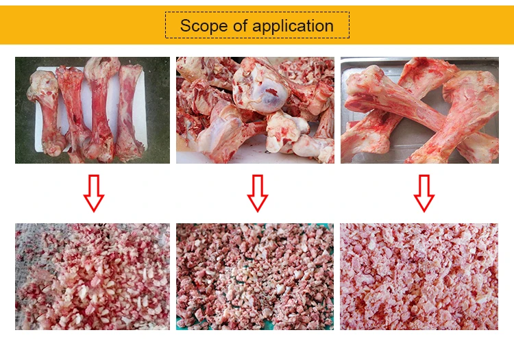 الفولاذ المقاوم للصدأ العظام طحن مطحنة آلة أنيمي البقرة خنزير الدجاج اللحوم آلة كسارة العظام لصنع أغذية الكلاب الأليفة #6
