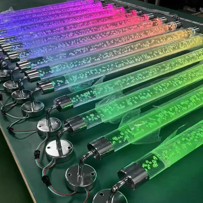 cylindrical lamp light guide column decorative lamp colorful color-changing Symphony programmable led