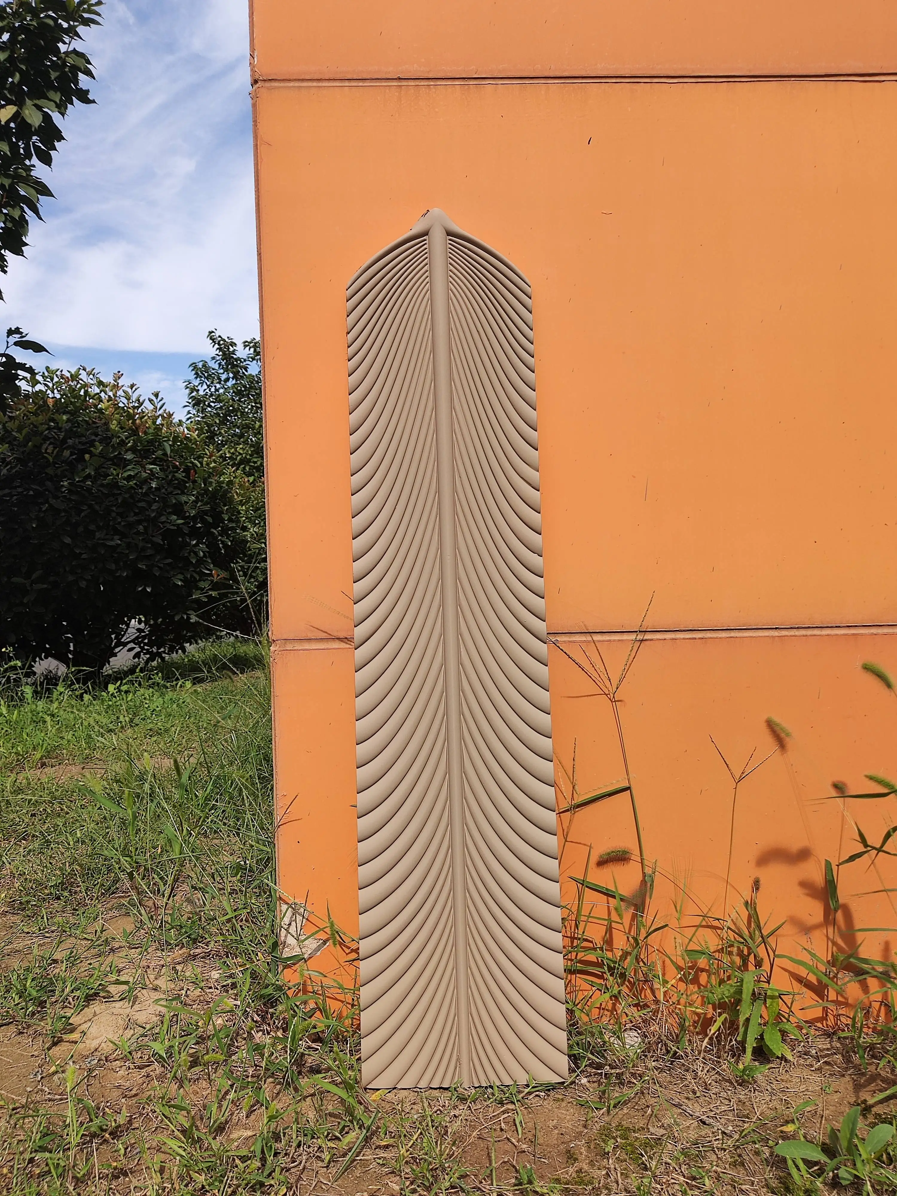Pu Feather Panels Feather Stone Resistant Anti-Slip Office Building Factory Direct Selling 2025 Latest Fast Delivery