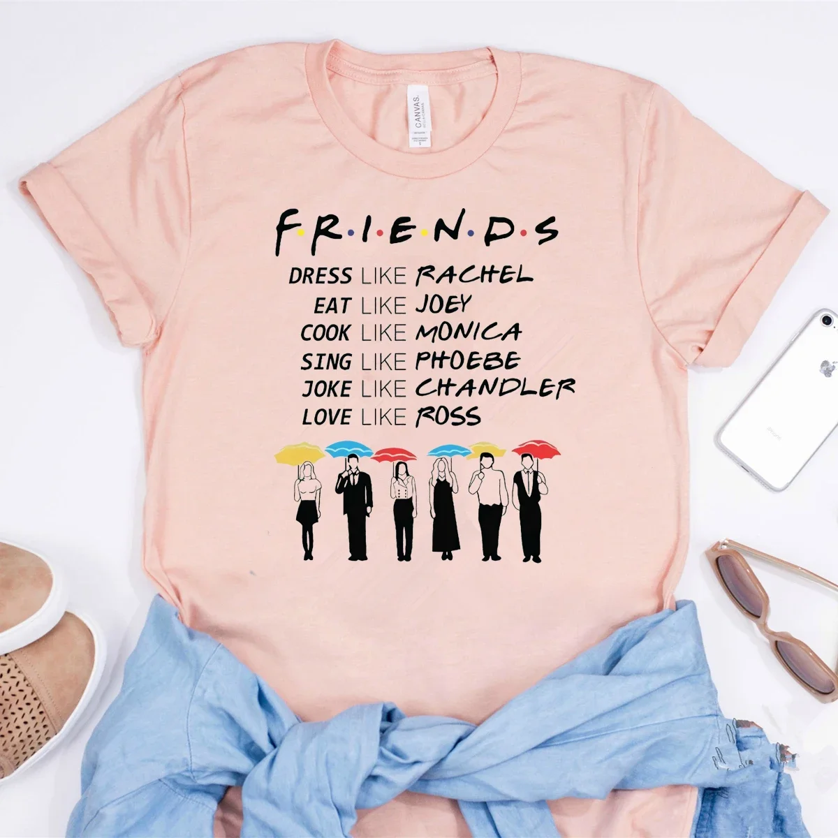 2020 Friends Be Like Shirt Friends Tv Show T-shirt Best Friends Pivot Shirts Girls Tumblr Tee Hipster Tops