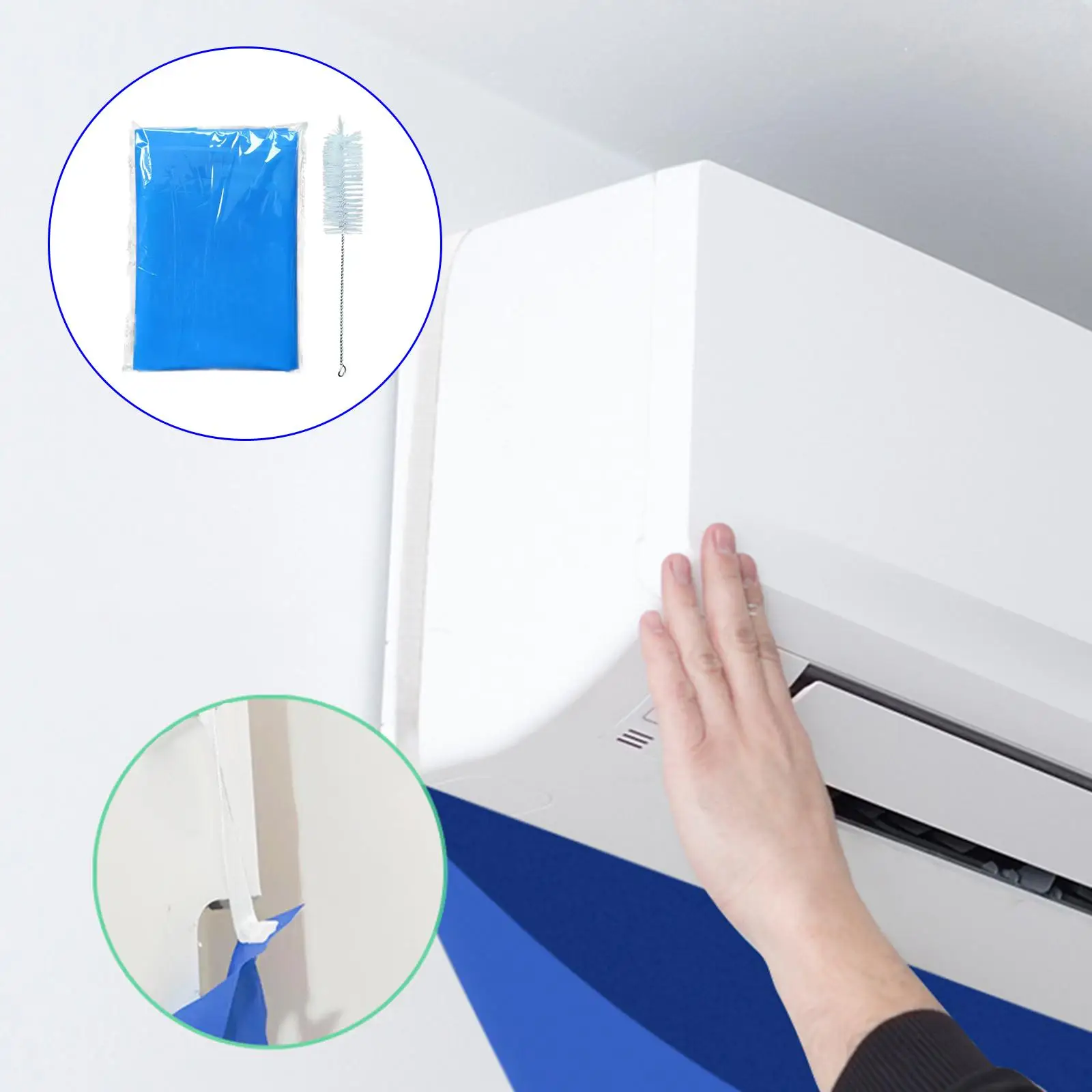 تكييف الهواء حقيبة تنظيف مكيف الهواء غطاء تنظيف لمط ل الحائط مكيف الهواء تنظيف غطاء حقيبة أداة