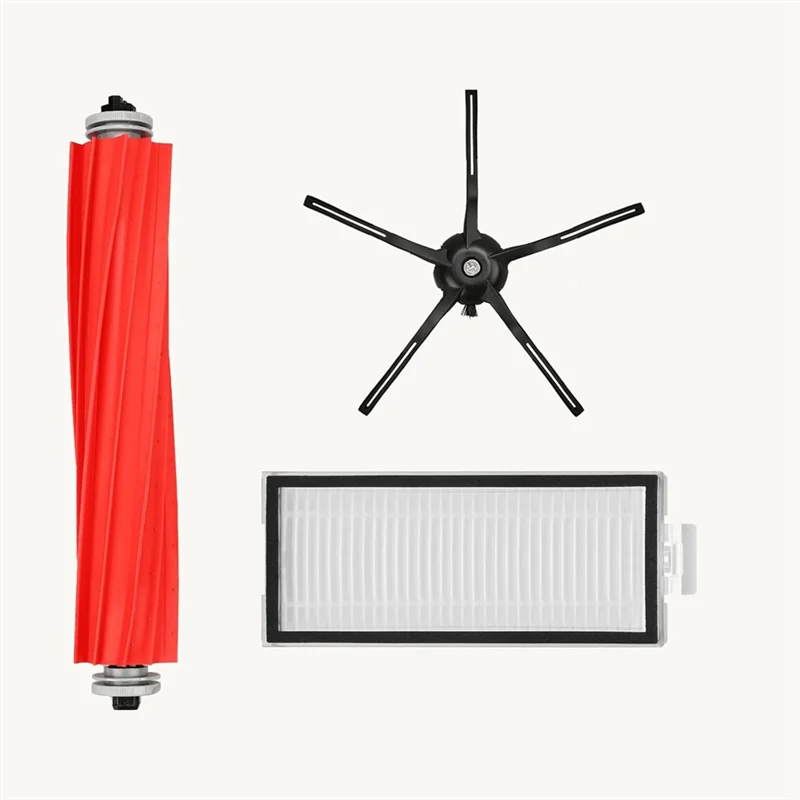 -ABPO لـ Roborock Q7 Q7+ Q7 Max Q7 Max+(Plus) جهاز آلي لتنظيف الأتربة مجموعة ملحقات فرشاة جانبية رئيسية فلتر Hepa