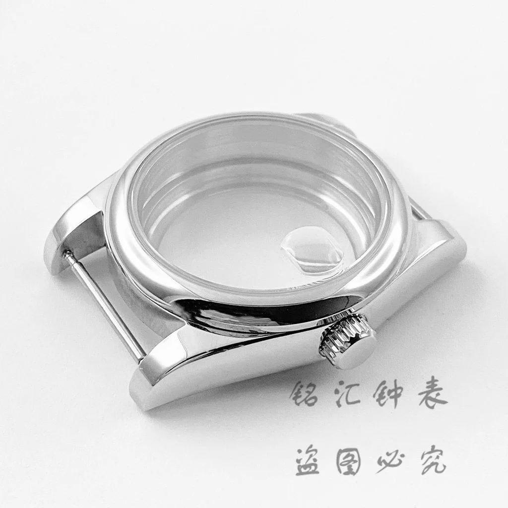36MM/40MM Waterproof Silver Sapphire Crystal Watch Case Stainless Steel For NH35 NH36 NH34 NH38 ETA 2824 PT5000 ST2130 Movement