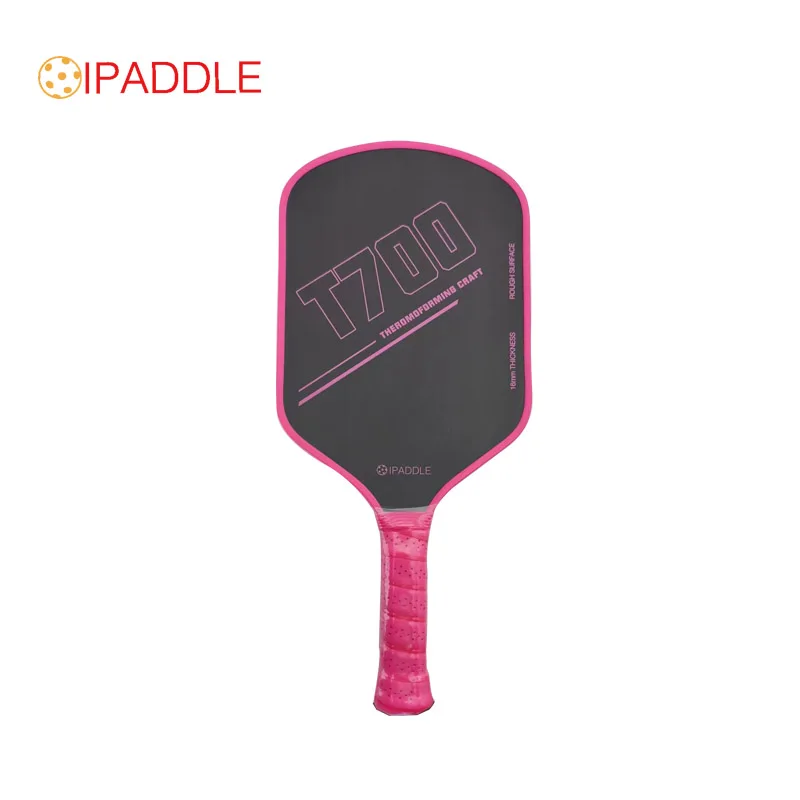 Pickleball Paddle Carbon Fiber Surface Enhance Sweet Spot 16mm Polypropylene Honeycomb Core Pickleball Racket