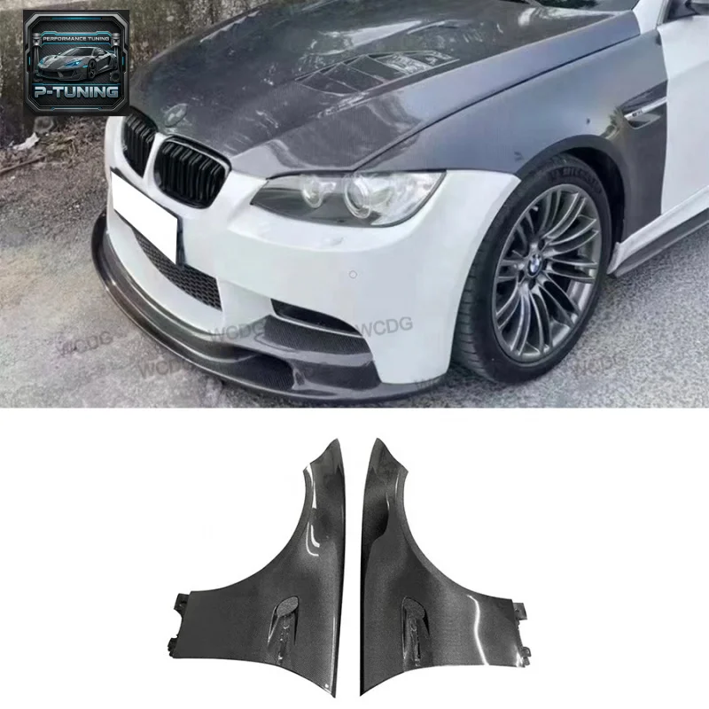 

For BMW 3 Series E90 E92 Sedan 2005-2011 Carbon Fiber Front Fender Flare High Quality RS Style Air Vented Side Fenders