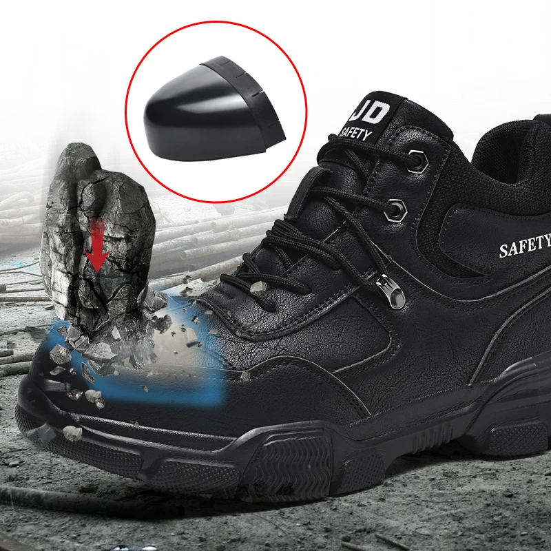 Work Safety Shoes Men Boots Women Steel Toe Cap Sport Sneakers Puncture Proof Crash Proof Protective Footwear Industrial Shoes