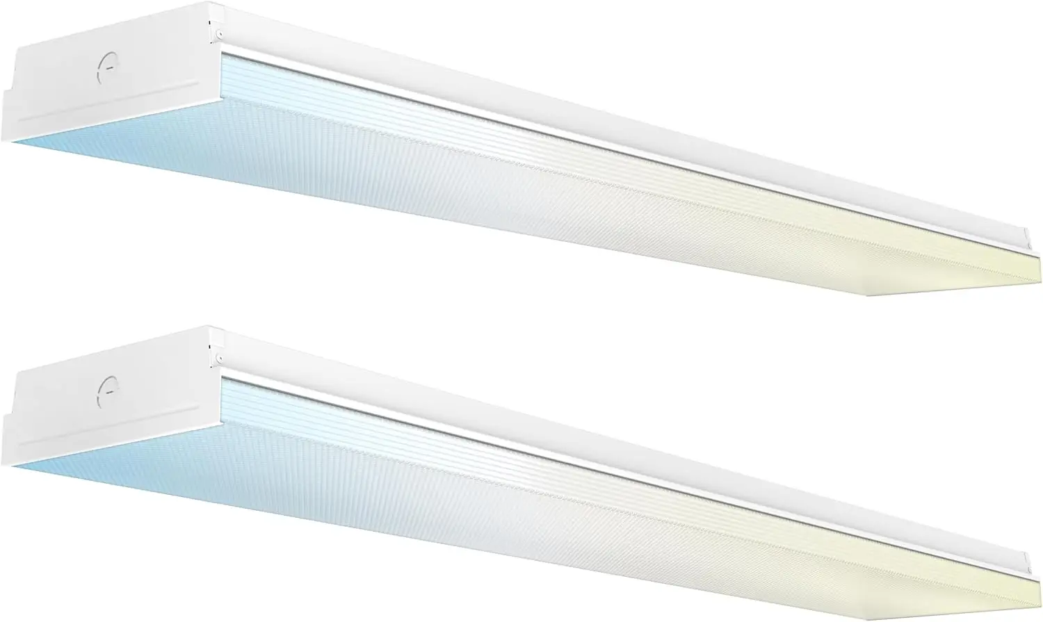 

Светодиодные светильники для мастерских 4 фута (120 см), 7200 лм, 60 Вт, с регулируемой цветовой температурой (CCT) 4000K/5000K/6000K, без регулировки яркости, сертифицированы ETL, 2 штуки в комплекте