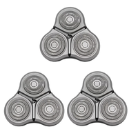 TAIGH-3PCS For Xiaomi Mijia S500C S500 S300 Electric Shaver Head Replace MJTXD01SKS Shaver Head Cutter Head Accessories