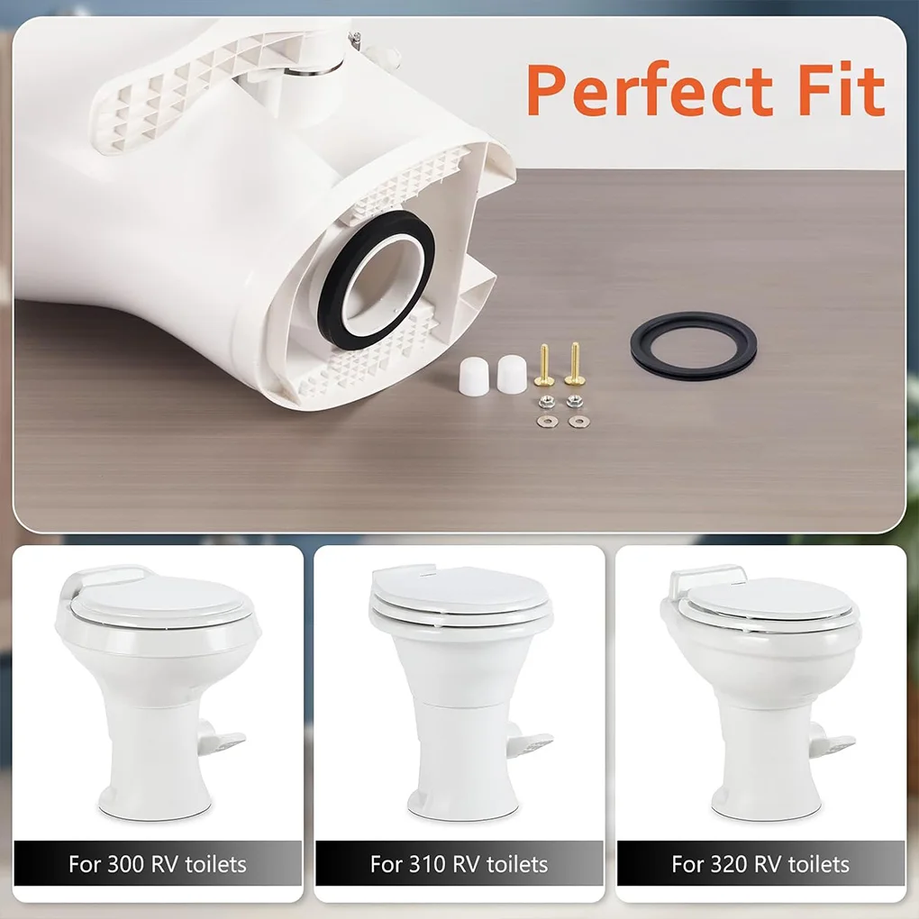 

Уплотнение для унитаза на колесах и 3-дюймовая розетка Комплект фланцев для унитаза на колесах, совместимый с унитазами Do-Metic 300/310/320, замена для 385345892