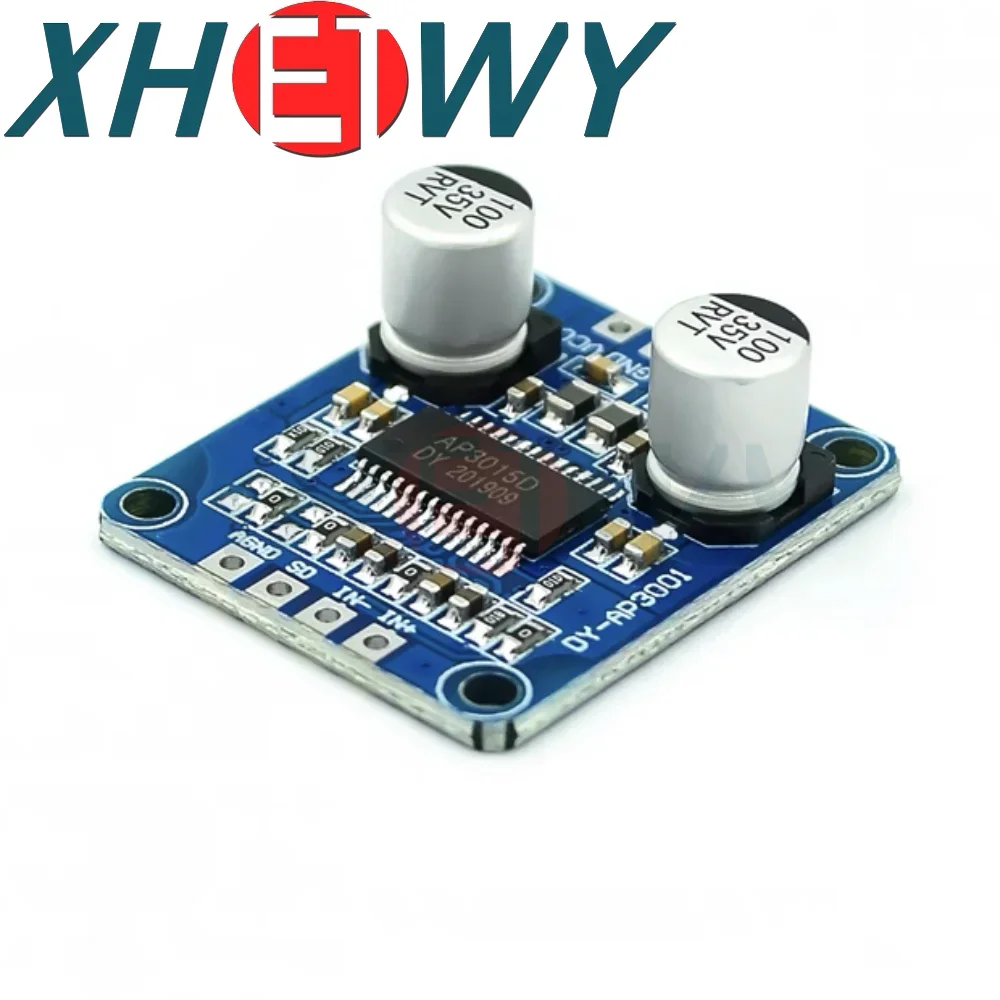 Digital Power Amplifier Board Module Class D 10W/20W/30W DC High Power Mono 12V 24V PWM Modulation DY-AP3001