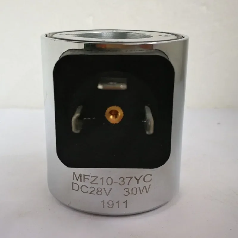 

Zhonglian Crane Air Conditioning Solenoid Valve Coil DC28V 27VDC 30W Mountain River Rotary Digging MFZ10-rotary MFZ8