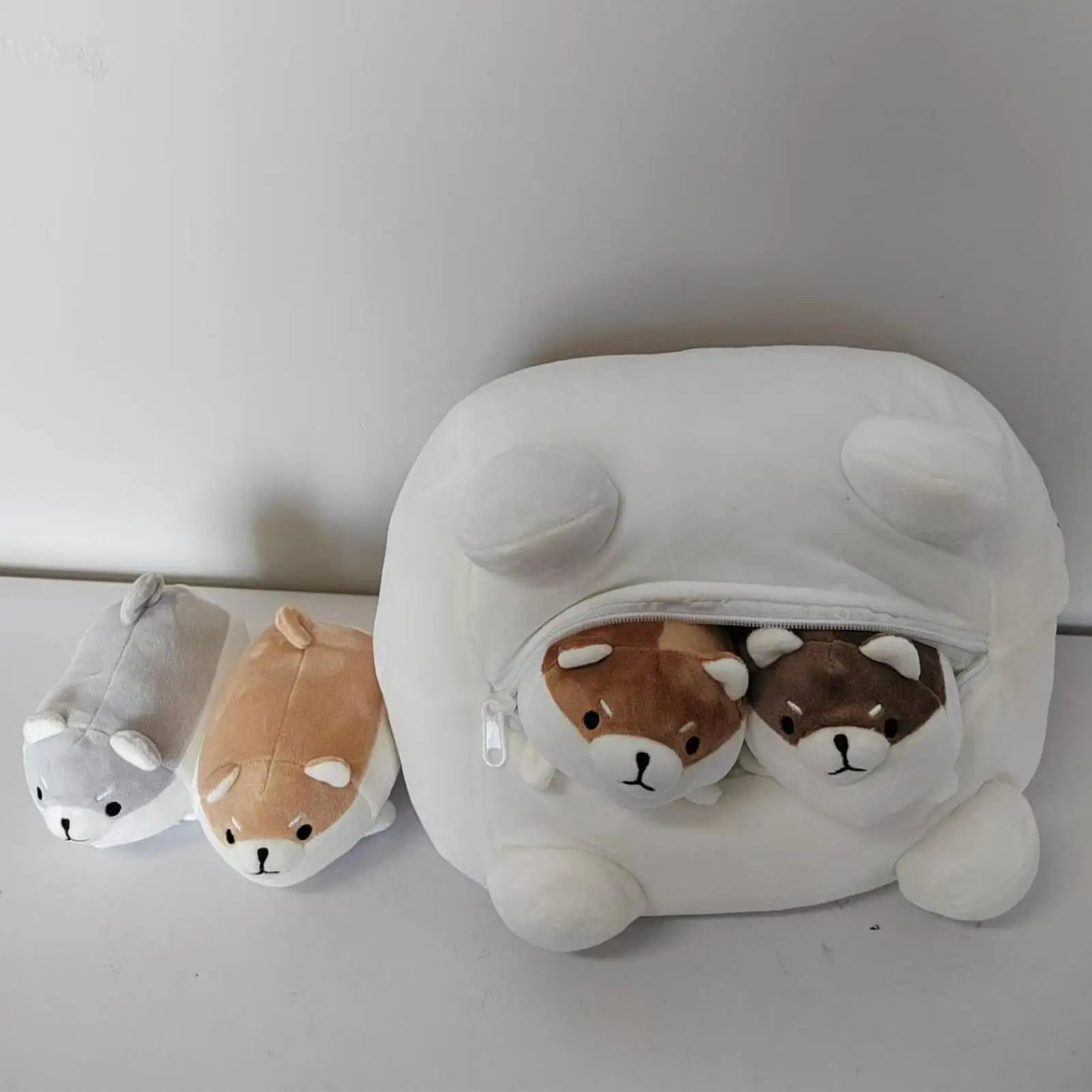 

Мягкая игрушка-щенок 9,8 дюймов, уютная плюшевая подушка-кукла, мягкая игрушка для дома, гостиной, детской, дивана, кровати, на дни рождения