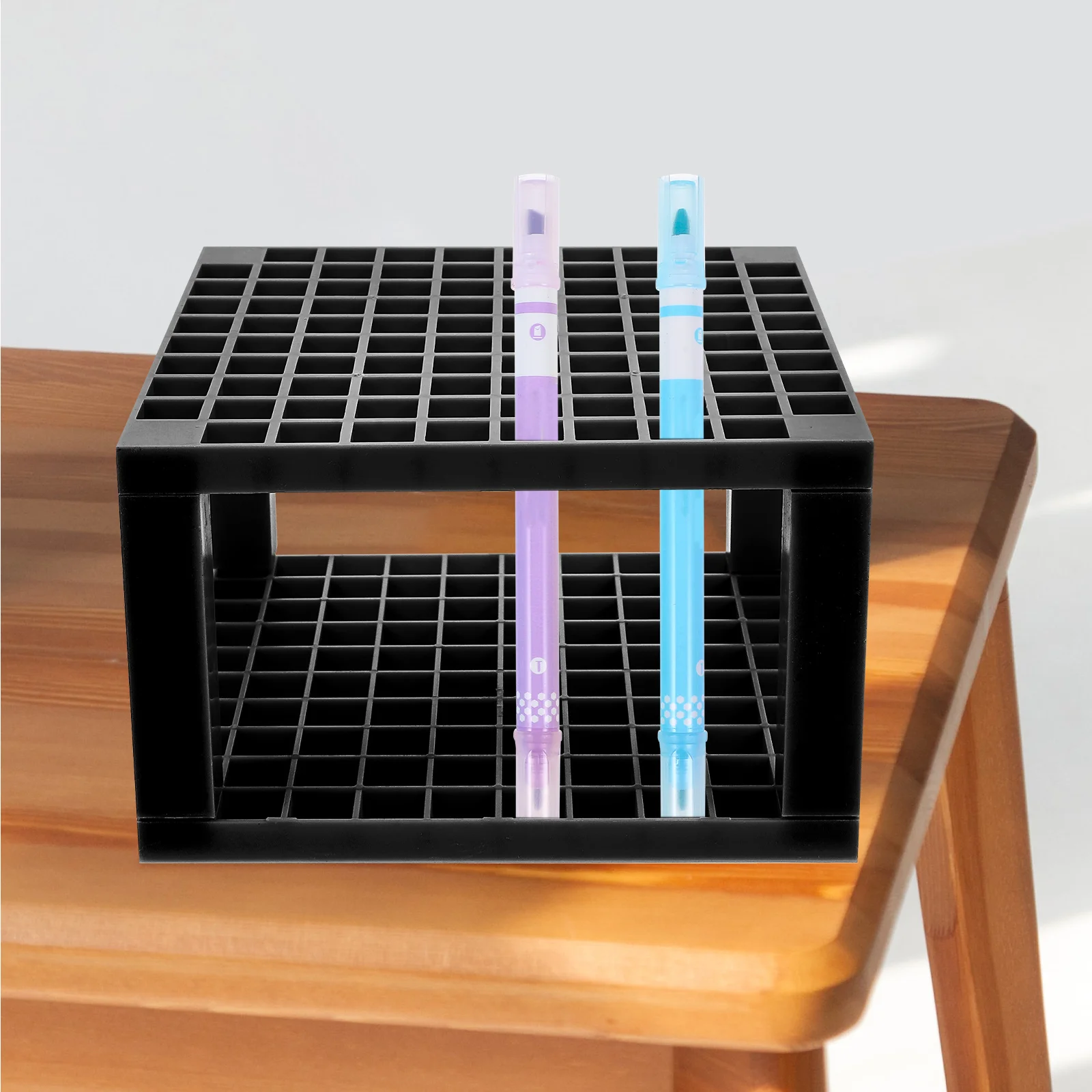 

Penholder Storage Organizer Desk Pencil Marker Paint Aesthetic for Colored Brush Art Supply Multifunction