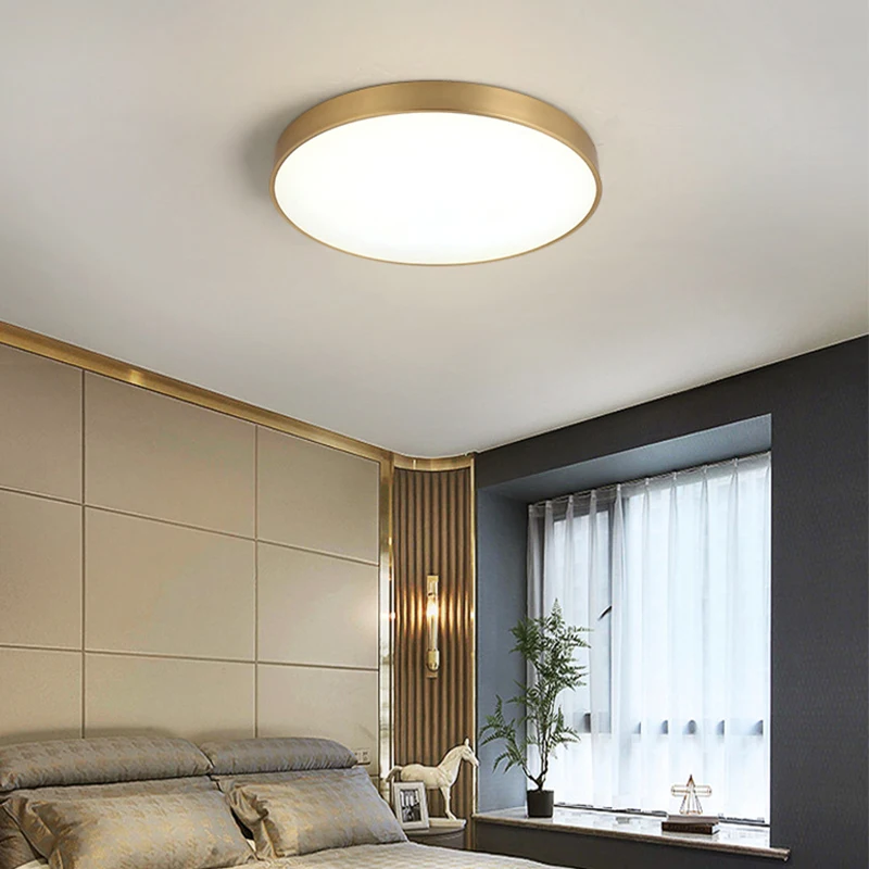 TONDI Modern LED Ceiling Light Simple Round Living Room Bedroom Aisle Balcony Study Kitchen Lighting Fixtures