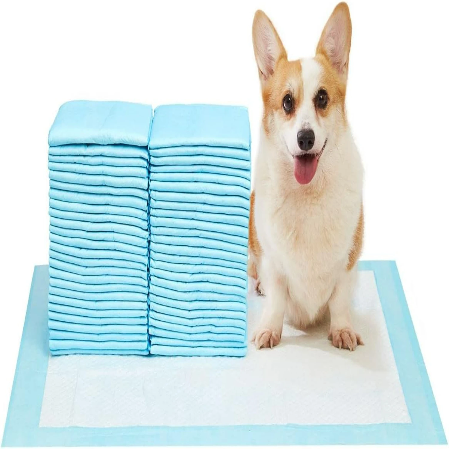 Soft Ultra Absorbent Eco-Friendly Disposable Puppy Potty Pads - Super Leak-proof Training Mats for Dogs - Odor Control Pet Pee P