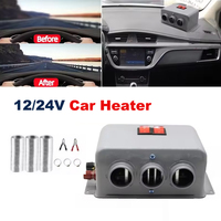 800W Car Defroster 12V/24V Car Air Heater Winter Fast Heating Warmer Frost Removing Windshield Defogging For RVs Trucks Boat